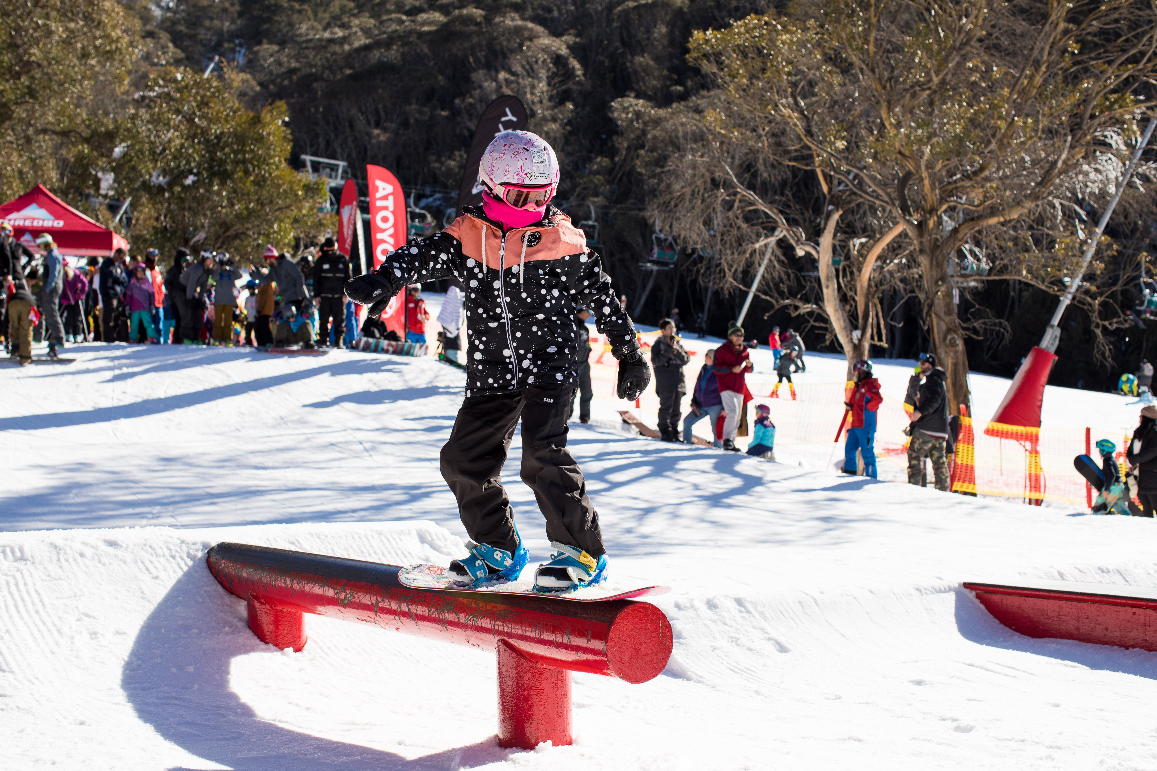 Shredders of all sizes in Thredbo for the Torah Bright Mini Shred