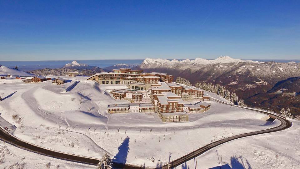 Club Med Grand Massif from above.